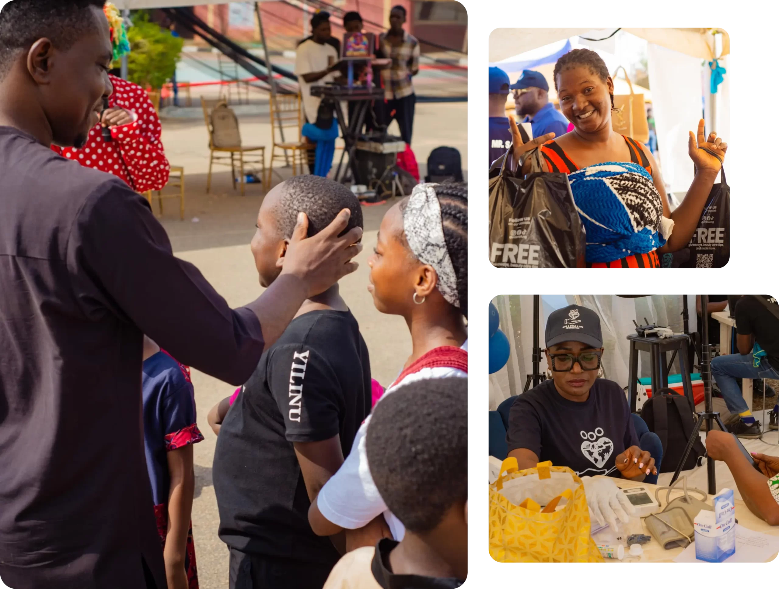 Community outreach by Save & Build a Life Foundation